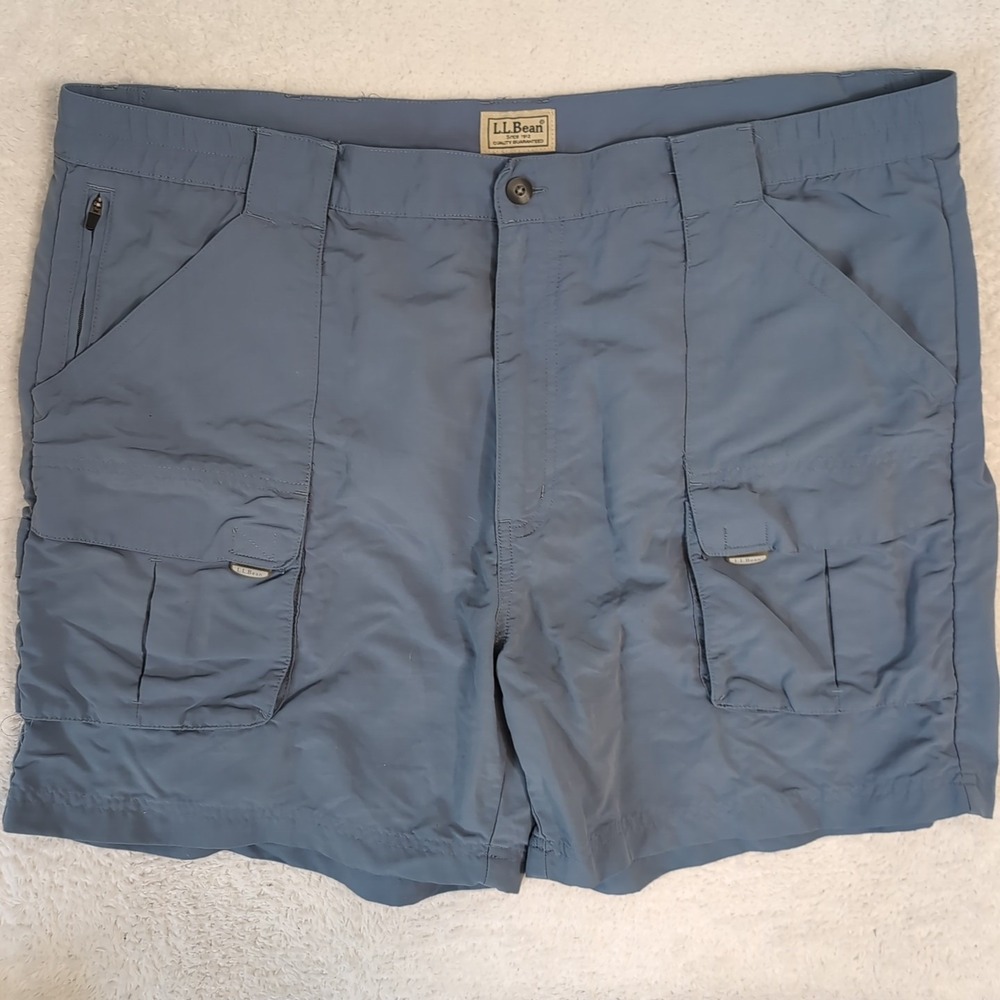 L.L.Bean Men's XL Blue "Tropicwear" Outdoor‎ Shorts